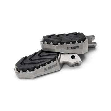 DUCATI Multistrada V2 / S - (2021-2026) Akrapovic Titanium Adventure Footpeg Set