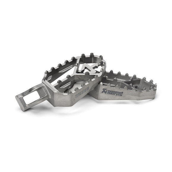 TRIUMPH Tiger 800 XC / XR - (2015-2020) Akrapovic Titanium Adventure Footpeg Set