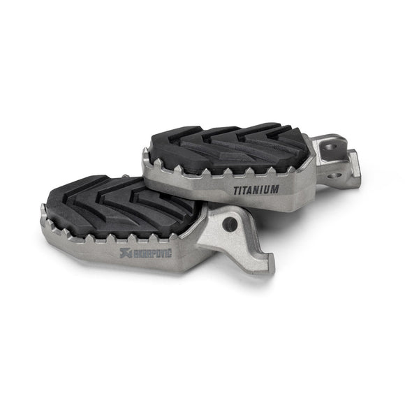 TRIUMPH Tiger Explorer 1200 - (2012-2015) Akrapovic Titanium Adventure Footpeg Set