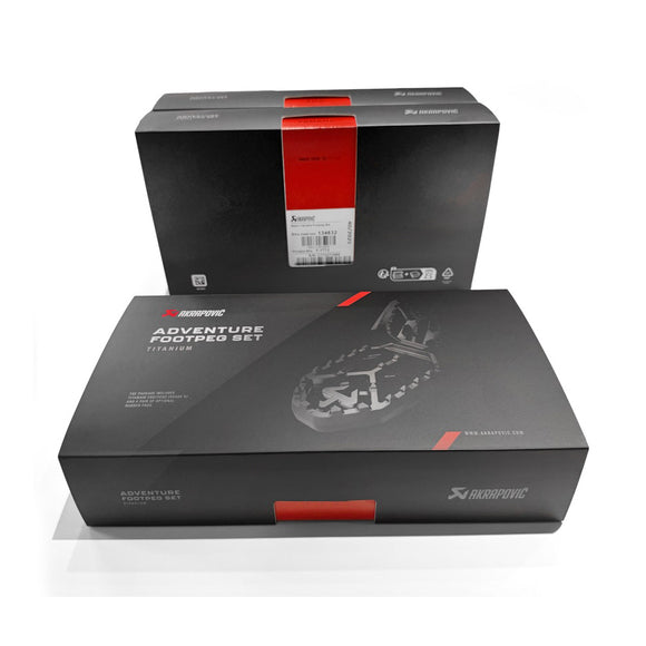 DUCATI Scrambler Full Throttle (800cc) - (2021-2022) Akrapovic Titanium Adventure Footpeg Set