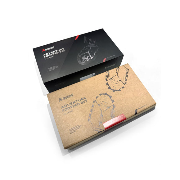 TRIUMPH Tiger 800 XC - (2011-2014) Akrapovic Titanium Adventure Footpeg Set
