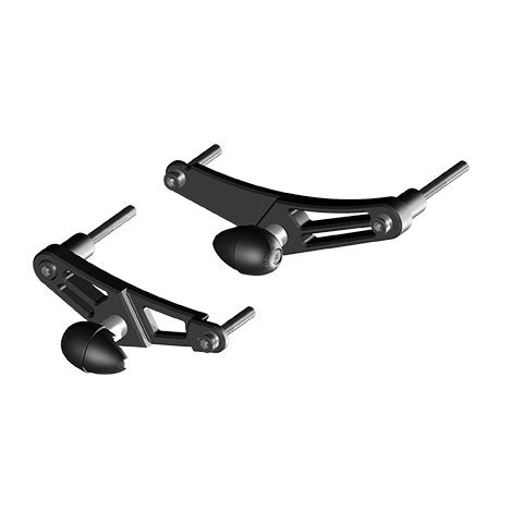 GB Racing Triumph Daytona 675 2006-2010; Daytona 675R 2011-2012; Street Triple (R) 2007-2010; Street Triple (R) 2011-2012 Bullet Frame Slider Complete Set - Left & Right Hand Side - Race
