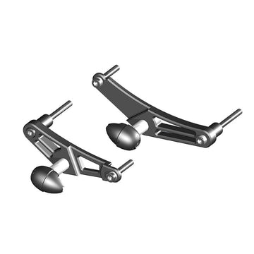 GB Racing Triumph Daytona 675 2006-2010; Daytona 675R 2011-2012; Street Triple (R) 2007-2010; Street Triple (R) 2011-2012 Bullet Frame Slider Complete Set - Left & Right Hand Side - Street