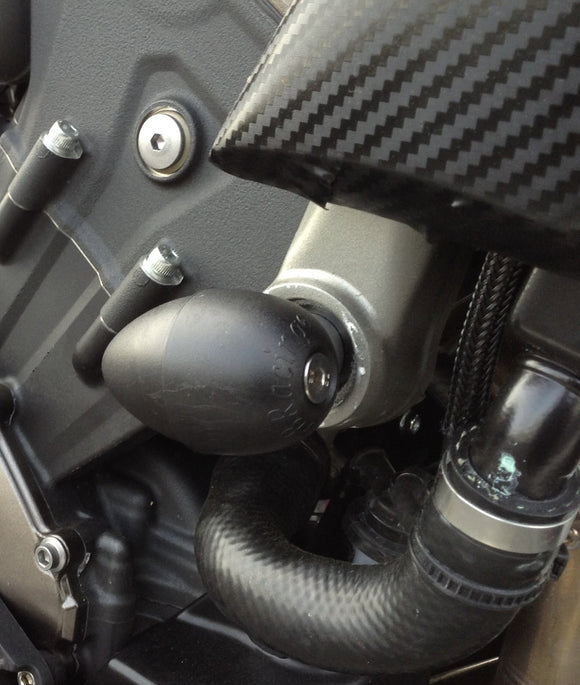 GB Racing Yamaha MT-09 2021-2024 MT-09 SP FZ-09 Tracer & Scrambler 2021-2026; MT-09 MT-09 AMT 2025-2026; Tracer 900 GT+ Bullet Frame Slider Set - Street