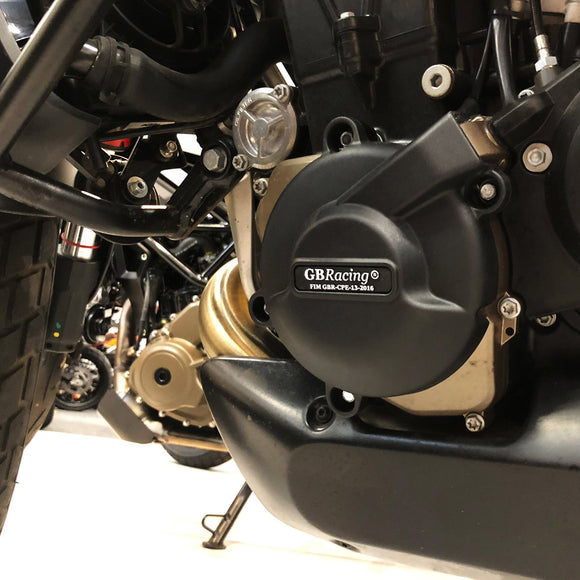 GB Racing KTM / Husqvarna 690 Duke 2011-2021; 690 ENDURO & 690R 2008-2018; 690 SMC 2019-2021; 701 SUPER MOTO 2015-2023; 701 ENDURO 2016-2020; SVARTPILEN 701 & VITPILEN 701 2018-2020 Stock Secondary Engine Cover - Alternator/Generator
