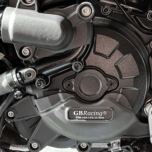 GB Racing Ducati SuperSport 937 2016-2020; SuperSport 950 2021-2024; Hypermotard 939 & 939 SP 2016-2018; Multistrada 1200 & 1260 Enduro 2018-2020 Stock Secondary Engine Cover - Water Pump