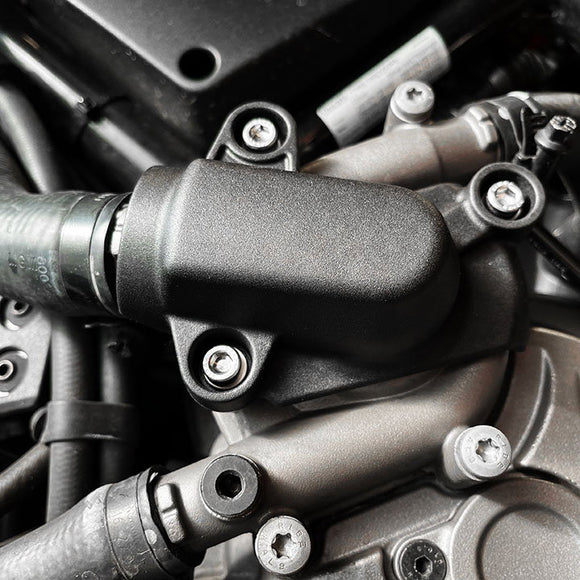 GB Racing Ducati SuperSport 937 2016-2020; SuperSport 950 2021-2024; Hypermotard 939 & 939 SP 2016-2018; Multistrada 1200 & 1260 Enduro 2018-2020 Stock Secondary Engine Cover - Water Pump