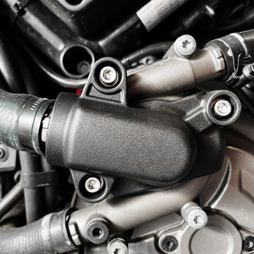 GB Racing Ducati SuperSport 937 2016-2020; SuperSport 950 2021-2024; Hypermotard 939 & 939 SP 2016-2018; Multistrada 1200 & 1260 Enduro 2018-2020 Stock Secondary Engine Cover - Water Pump