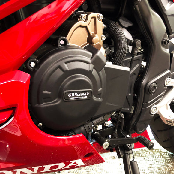 GB Racing Honda CBR500R & CB500F/X 2019-2026; NX500 ADVENTURE SPORT 2024-2026 Stock Secondary Engine Cover Set