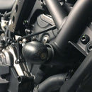GB Racing Yamaha MT-07 FZ-07 2014-2024; MT-07 Tracer 2014-2024; YZF-R7 2022-2025; XSR700 2014-2025; MT-07 MT-07 AMT 2025-2026; MT-07 Tracer + GT 2026 Bullet Frame Slider Set - Street