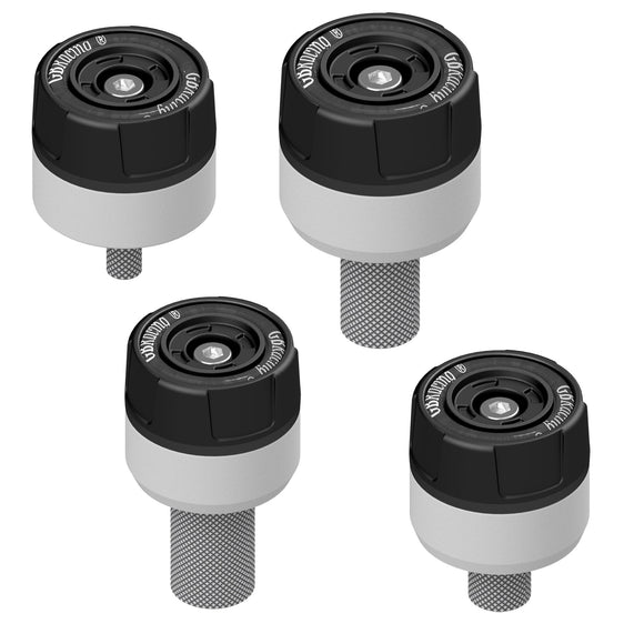GB Racing Yamaha MT-09 2021-2024 MT-09 SP FZ-09 Tracer & Scrambler 2021-2026; XSR900 2022-2026 Spindle Protector - Front L&R / Rear L&R SET