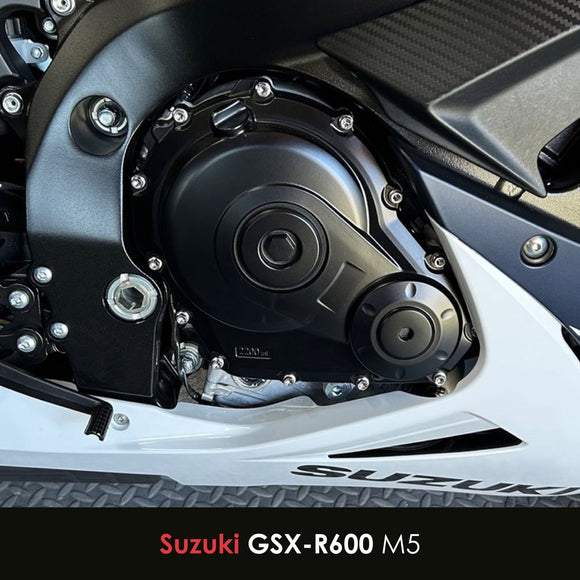 GB Racing Suzuki GSX-R600 K6-L0; GSX-R750 L1-M6; GSX-R600 L1-M6; GSX-R750 K6-L0 Stock Secondary Engine Cover - Clutch/Gearbox