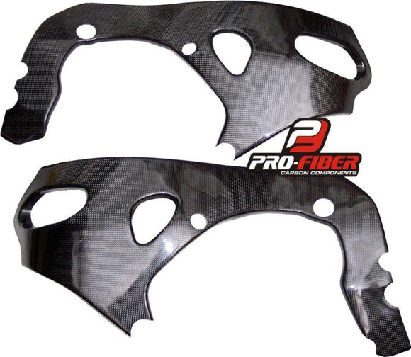 HONDA CB 1000RR (12-16) PRO FIBER CARBON FRAME COVERS (MATT)