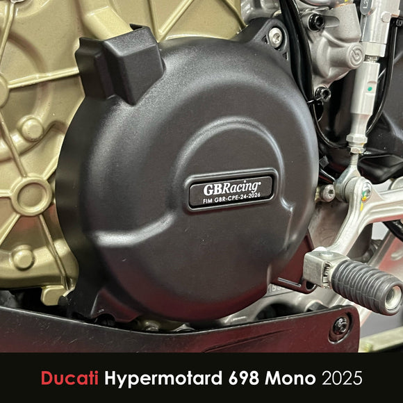 GB Racing Ducati Hypermotard 698 Mono 2024-2026 Stock Secondary Engine Cover - Alternator/Generator