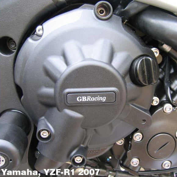 GB Racing Yamaha YZF-R1 2007-2008 Stock Secondary Engine Cover - Clutch/Gearbox