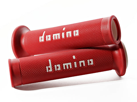 Domino Road & Race Red & White A010 Grips to fit Road Bikes