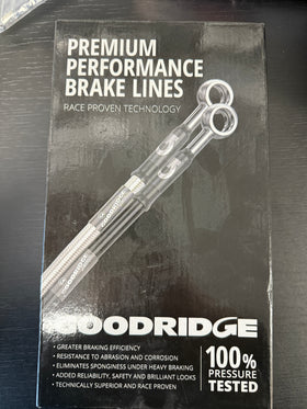 CLEARANCE - Goodridge 06-08 Honda CBR1000RR Race Black Lines w/Black Fittings - HN1005-2FCBK