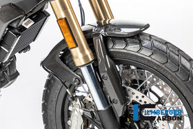 DUCATI Scrambler 1100 / Pro / Sport / Dark (2018-2026) Ilmberger Carbon Front Mudguard Holder Right - Gloss