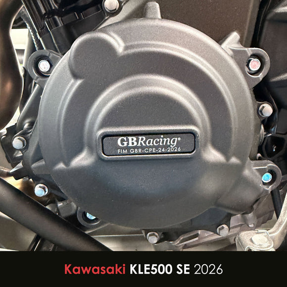 GB Racing Kawasaki Ninja 400 2018-2023 & Z400 2019-2023; Ninja 500 2024; KLE500 SE 2026 Stock Secondary Engine Cover - Alternator/Generator