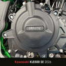 GB Racing Kawasaki Ninja 400 2018-2023 & Z400 2019-2023; Ninja 500 2024; KLE500 SE 2026 Stock Secondary Engine Cover Set