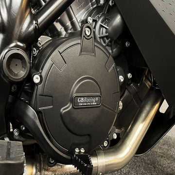 GB Racing KTM 1290(R) Super Duke 2014-2016; 1290 Super Adventure R/S 2019-2023; 1290(GT) 2017-2023; 1090 Adventure R 2017-2019 Stock Secondary Engine Cover - Clutch/Gearbox
