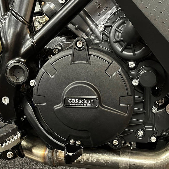 GB Racing KTM 1290(R) Super Duke 2014-2016; 1290 Super Adventure R/S 2019-2023; 1290(GT) 2017-2023; 1090 Adventure R 2017-2019 Stock Secondary Engine Cover - Clutch/Gearbox