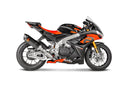 APRILIA Tuono V4 / Factory - (2021-2024) Akrapovic Track Day Titanium Link Pipe - (For use with Akrapovic Evolution full system only)