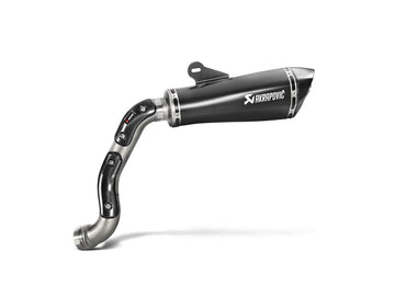 BMW RNineT Urban GS (1200cc) - (2021-2023) Akrapovic High Level Titanium Link Pipe - Includes Carbon Heat Shields
