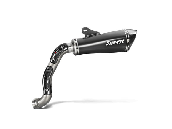 BMW RNineT Urban GS (1200cc) - (2021-2023) Akrapovic High Level Titanium Link Pipe - Includes Carbon Heat Shields