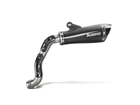 BMW RNineT Racer (1200cc) - (2021-2019) Akrapovic High Level Titanium Link Pipe - Includes Carbon Heat Shields