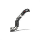 BMW RNineT Pure (1200cc) - (2017-2020) Akrapovic High Level Titanium Link Pipe To be Fitted With (S-B12SO17-) Includes Carbon Heat Shields (Does NOT retain pillion footrests)