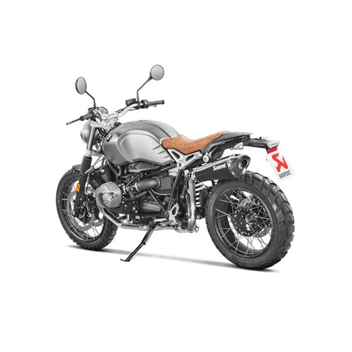 BMW RNineT (1200cc) - (2014-2020) Akrapovic High Level Titanium Link Pipe To be Fitted With (S-B12SO17-) Includes Carbon Heat Shields