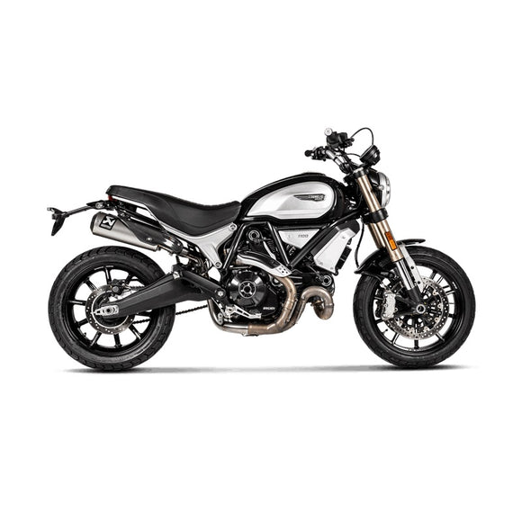 DUCATI Scrambler 1100 / Pro / Sport / Dark - (2018-2020) Akrapovic Optional Stainless De-Cat Link Pipe
