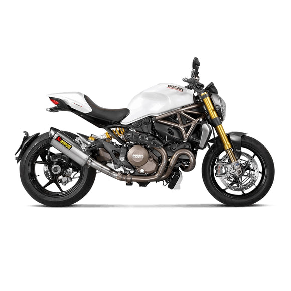 DUCATI Monster 821 - (2018-2020) Akrapovic Titanium Link Pipe Without Cat Conv.