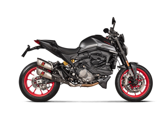 DUCATI Monster / Plus / SP - (2021-2024) Akrapovic Stainless De-Cat Link Pipe (To Be Fitted with S-D9SO17-HCQT Slip-On Kit)