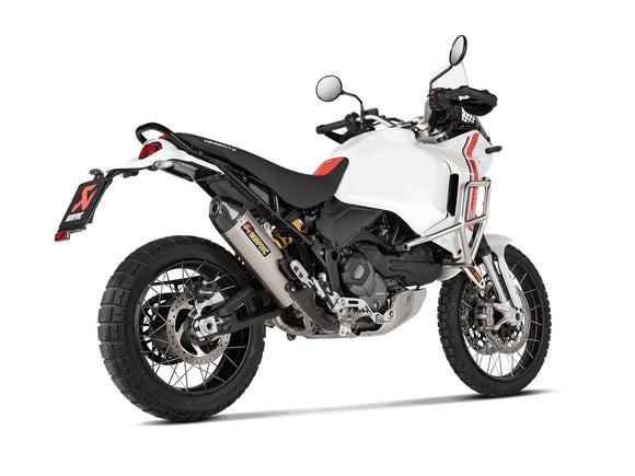 DUCATI DesertX - (2022-2024) Akrapovic Stainless De-Cat Link Pipe (To Be Fitted with S-D9SO19-HJAT Slip-On Kit)