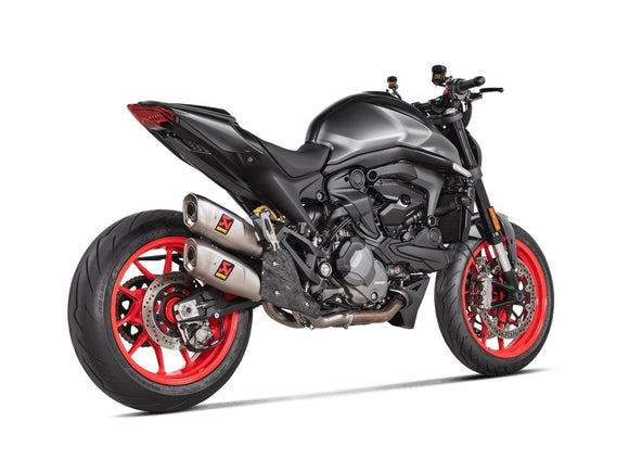 DUCATI Monster / Plus / SP - (2021-2024) Akrapovic Stainless De-Cat Link Pipe (To Be Fitted with S-D9SO17-HCQT Slip-On Kit)