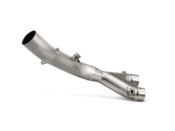 YAMAHA YZF-R1 / M - (2020-2026) Akrapovic Titanium De-Cat Link Pipe - For Use with TRACK-DAY silencer (RE-FUELLING MAP REQUIRED)