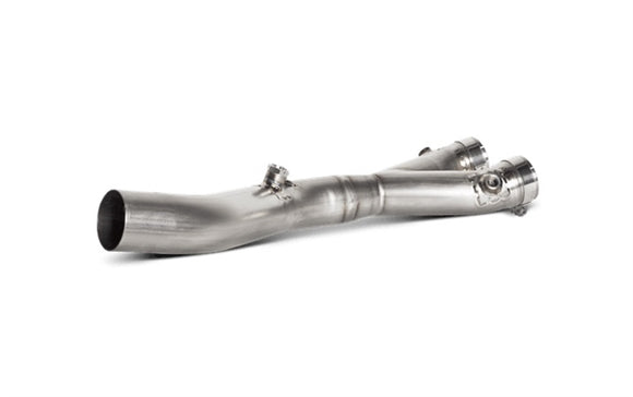 YAMAHA MT-10 (1000cc) - (2016-2021) Akrapovic Titanium De-Cat Link Pipe - for use with Titanium Slip-on S-Y10SO15-HAPT - (RE-FUELLING MAP REQUIRED)