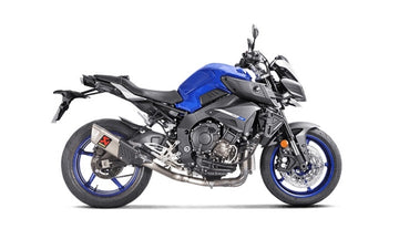 YAMAHA MT-10 (1000cc) - (2016-2021) Akrapovic Titanium De-Cat Link Pipe - for use with Titanium Slip-on S-Y10SO15-HAPT - (RE-FUELLING MAP REQUIRED)