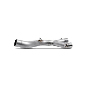 YAMAHA YZF-R1 / M - (2020-2026) Akrapovic Titanium De-Cat Link Pipe - Use with Slip-on S-Y10SO18-HAPLT (RE-FUELLING MAP REQUIRED)