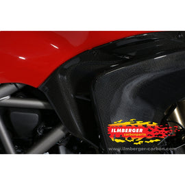 DUCATI Multistrada 1200 / S (2010-2012) Ilmberger Carbon Wind Flap on Tank sidecover Right (Gloss Finish)