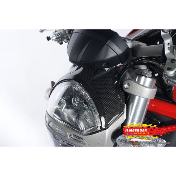 DUCATI Monster 796 (2010-2014) Ilmberger Carbon Headlight Cover