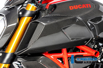 DUCATI Diavel 1260 (2019-2022) Ilmberger Carbon Airtube Cover Left Side - Gloss Finish