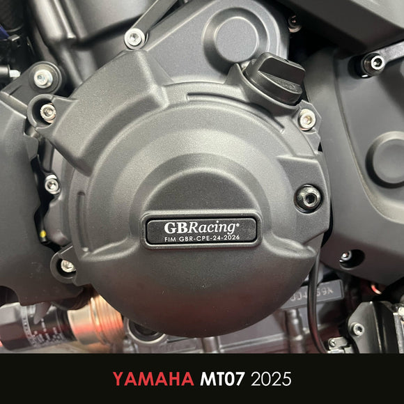 GB Racing Yamaha MT-07 MT-07 AMT 2025-2026; Ténéré 700 700 Rally 2025-2026 & World Raid 2026; MT-07 Tracer + GT 2026; YZF-R7 2026 Stock Secondary Engine Cover - Alternator/Generator