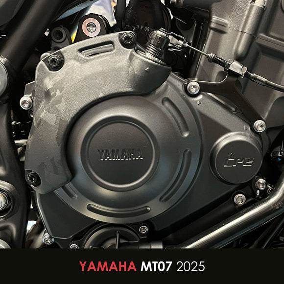 GB Racing Yamaha MT-07 MT-07 AMT 2025-2026; Ténéré 700 700 Rally 2025-2026 & World Raid 2026; MT-07 Tracer + GT 2026; YZF-R7 2026 Stock Secondary Engine Cover - Clutch/Gearbox