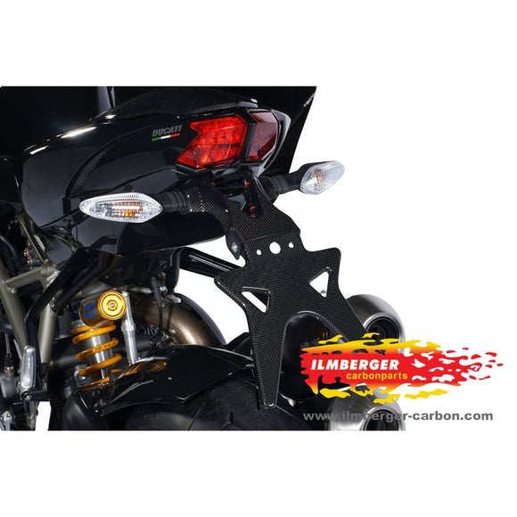 DUCATI 848 Streetfighter Evo Corse (2012-2015) Ilmberger Carbon Number Plate Holder