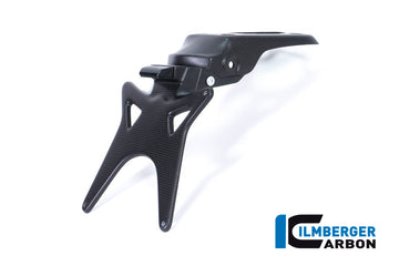 DUCATI SuperSport / 950 / S (937cc) (2017-2024) Ilmberger Number Plate Holder Short - Matt Carbon - (Not compatible with OEM indicators, Aftermarket must be used)