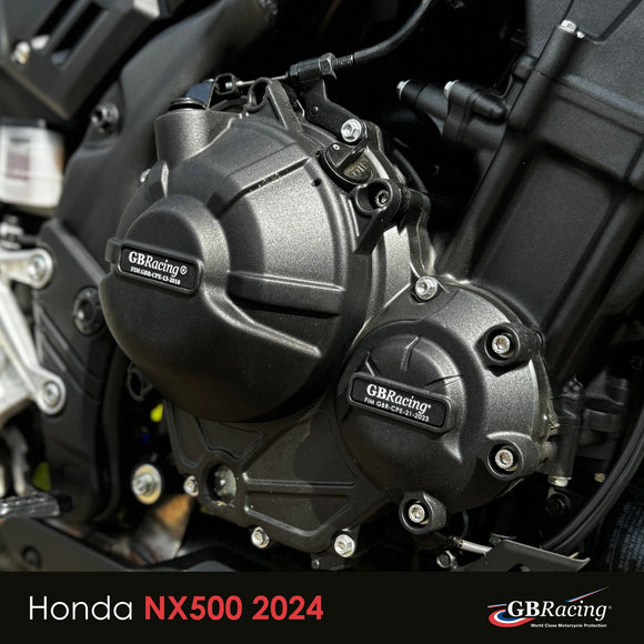 GB Racing Honda CBR500R & CB500F/X 2019-2026; NX500 ADVENTURE SPORT 2024-2026 Stock Secondary Engine Cover - Clutch/Gearbox