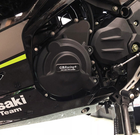 GB Racing Kawasaki Ninja 400 2018-2023 & Z400 2019-2023; Ninja 500 2024; KLE500 SE 2026 Stock Secondary Engine Cover Set